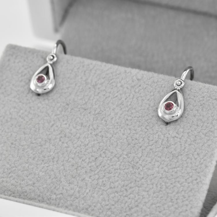 Dětské zlaté náušnice slzy 40374