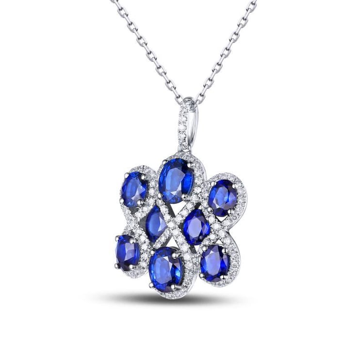 Náhrdelník se safíry Namiss 9973