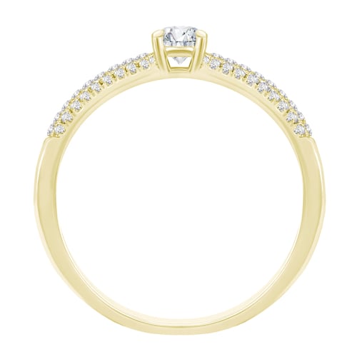 Zásnubní prsten s lab-grown diamanty Kristen