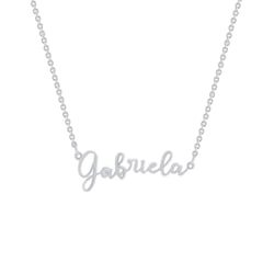 Zlatý náhrdelník se jménem a diamantem Dovev