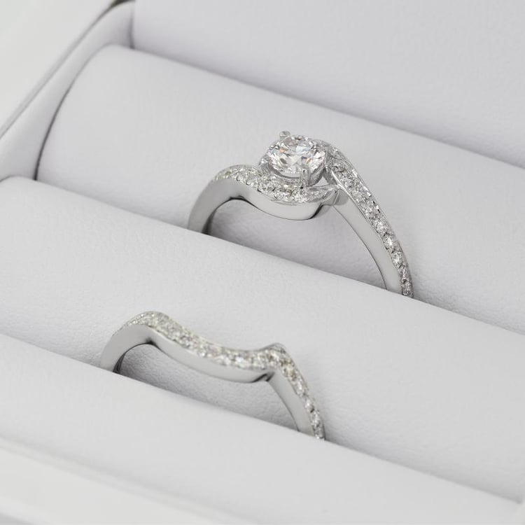 Svatební set prstenů ze zlata 22862