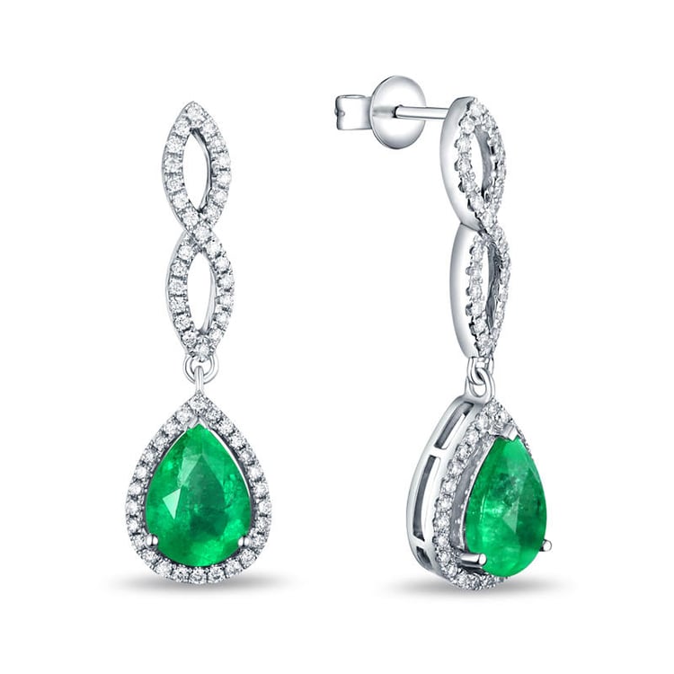 Zlaté visací náušnice 17060