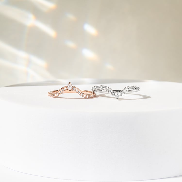 Vykrojený eternity prsten s lab-grown diamanty Phineas 141475