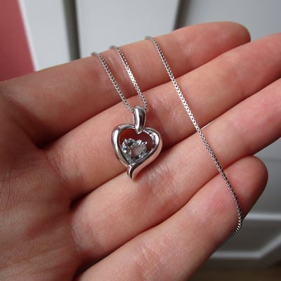 Přívěsek s akvamarínem