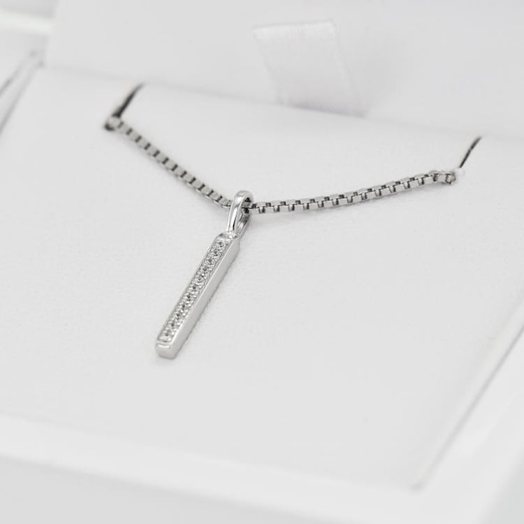 Jemný stříbrný náhrdelník 20766