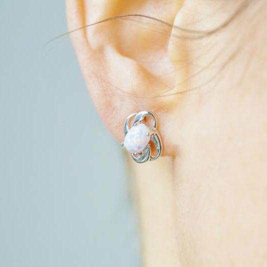 Opálové náušnice 16257