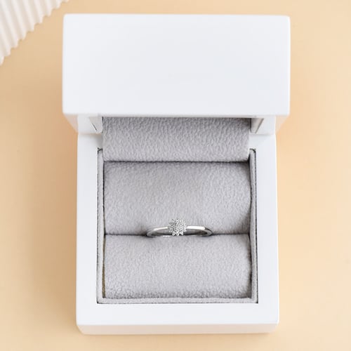 Elegantní prsten s lab-grown diamanty Janae
