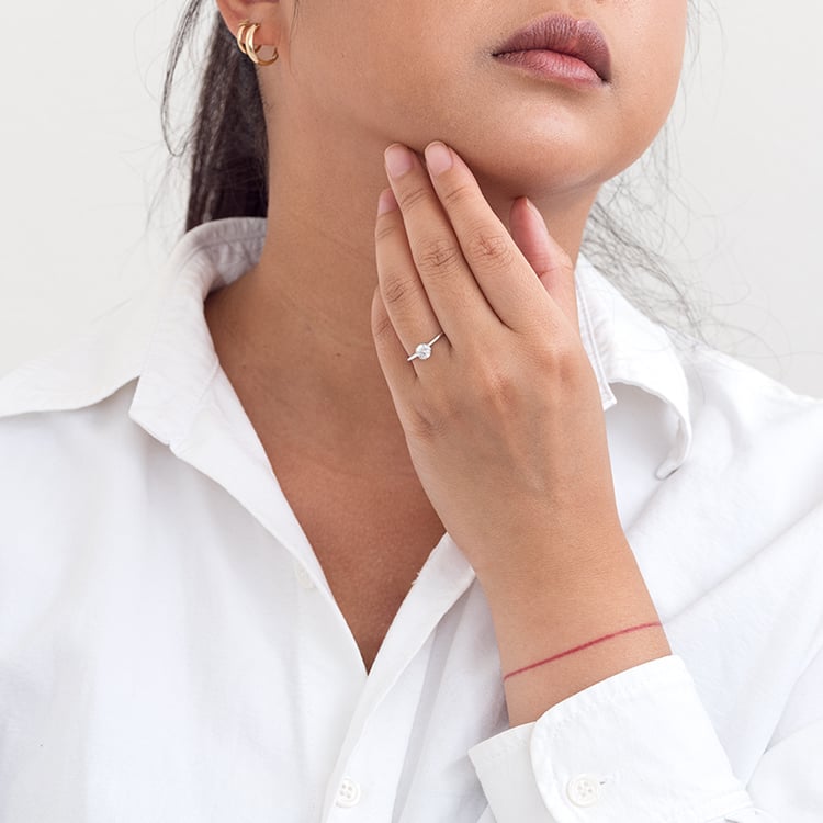 Zásnubní prsten s lab-grown diamantem Torres 128509