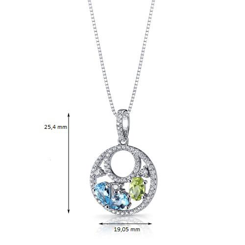 Náhrdelník ze stříbra Olvia 9617