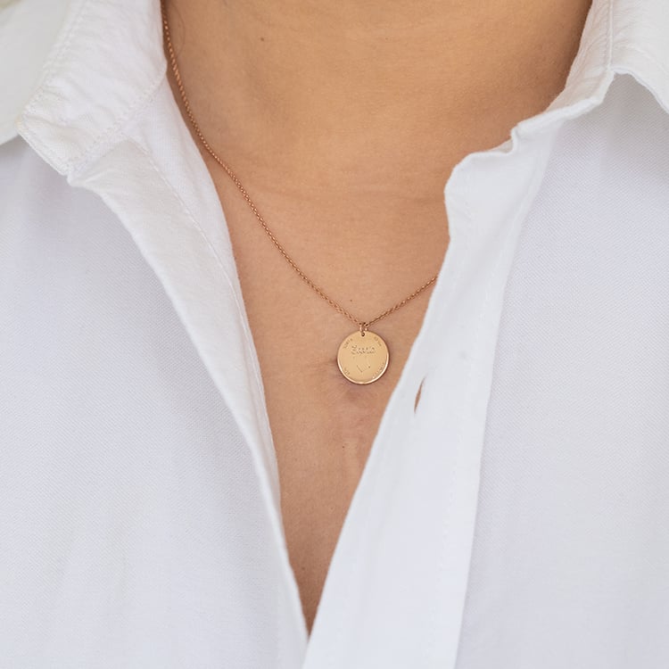 Stříbrný novorozenecký přívěsek s gravírem dle vaší volby Melody 121435