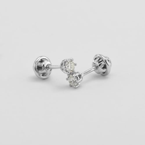 Zářivé náušnice s 0.20ct diamanty Docala
