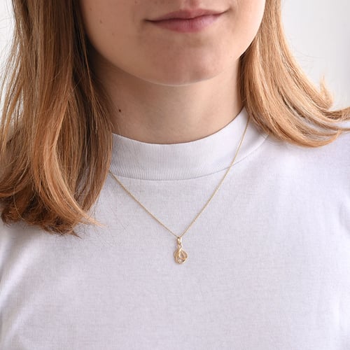 Elegantní přívěsek ze zlata s diamantem Danyil