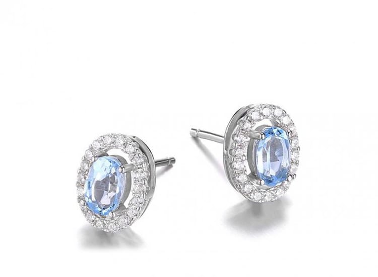 Stříbrné náušnice 19470