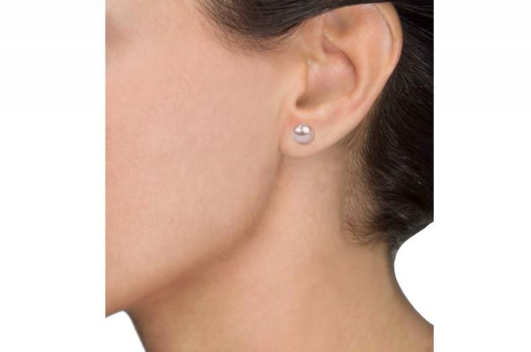 Perlové náušnice Dehlia 7825