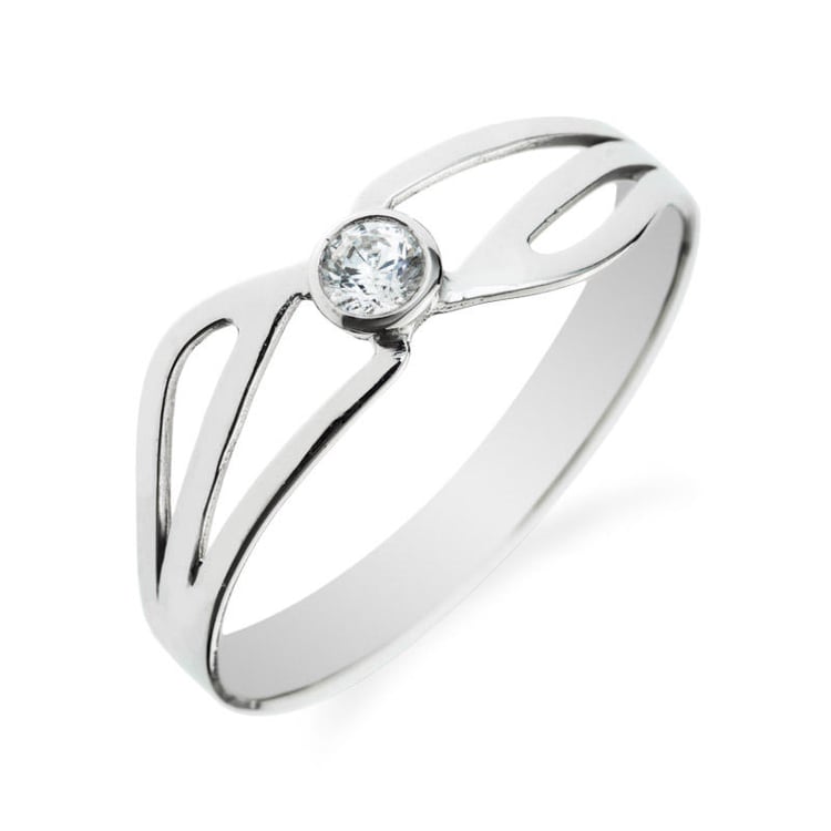 Diamantový zásnubní prsten 