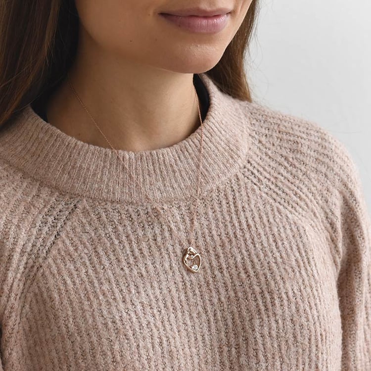 Náhrdelník s morganitem 71279