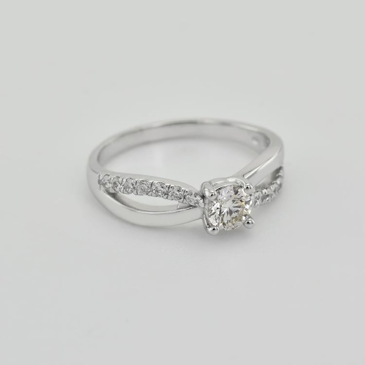 Diamantový zlatý prsten 27186