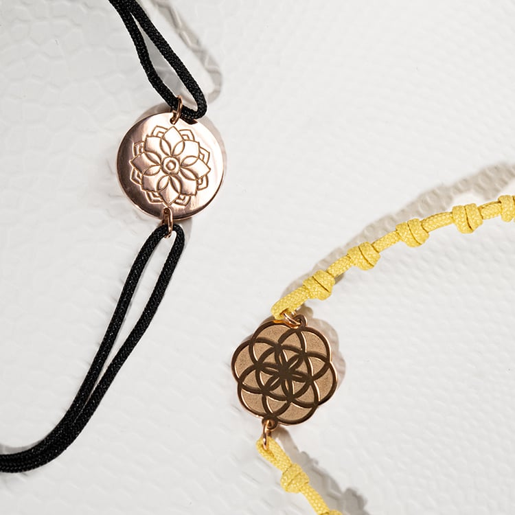 Provázkový jóga náramek Mandala 133877