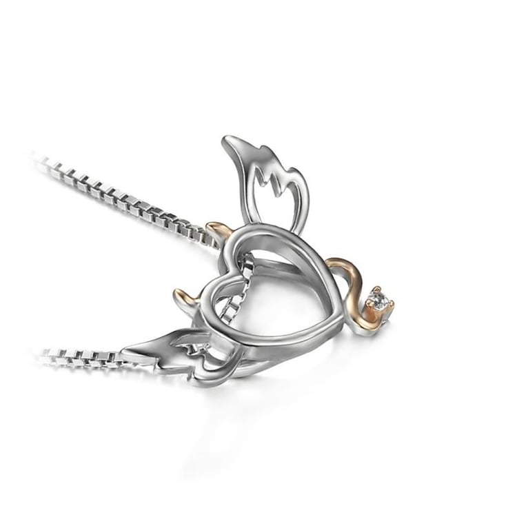 Náhrdelník ve tvaru srdce 20606