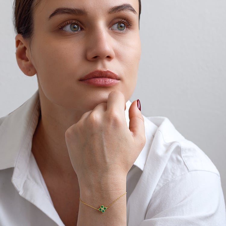 Smaragdový set šperků s diamanty Midora 147030