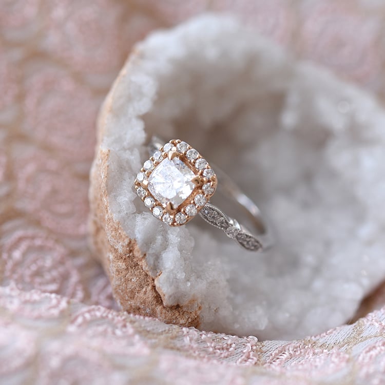 Prsten s moissanitem 66238