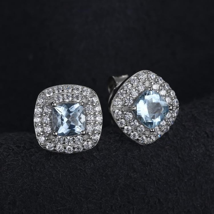 Stříbrné náušnice 21147