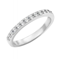 Eternity zlatý prsten s 1.75 mm lab-grown diamanty Amire