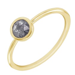Prsten se salt and pepper diamantem Fermie