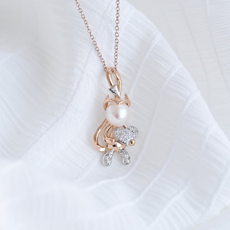 Zlatý diamantový náhrdelník 63975