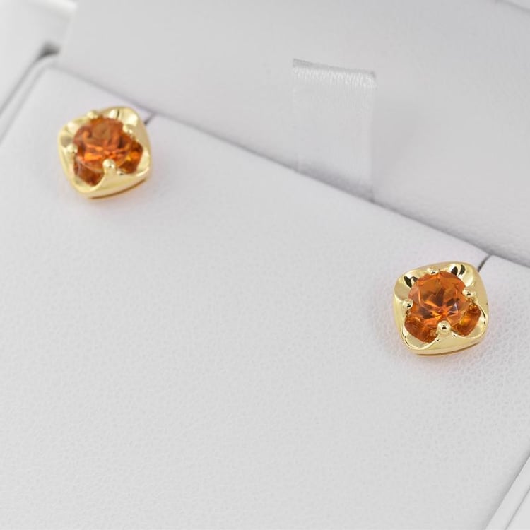 Náušnice s citríny 27160
