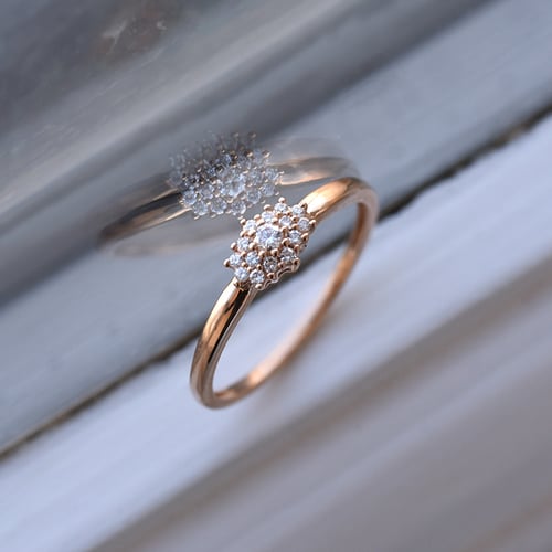 Elegantní diamantový prsten Neelam