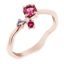 Prsteny s rubínem