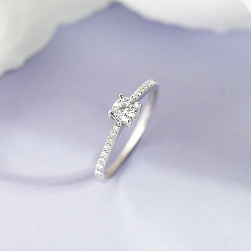 Zásnubní prsten s diamanty Dalea