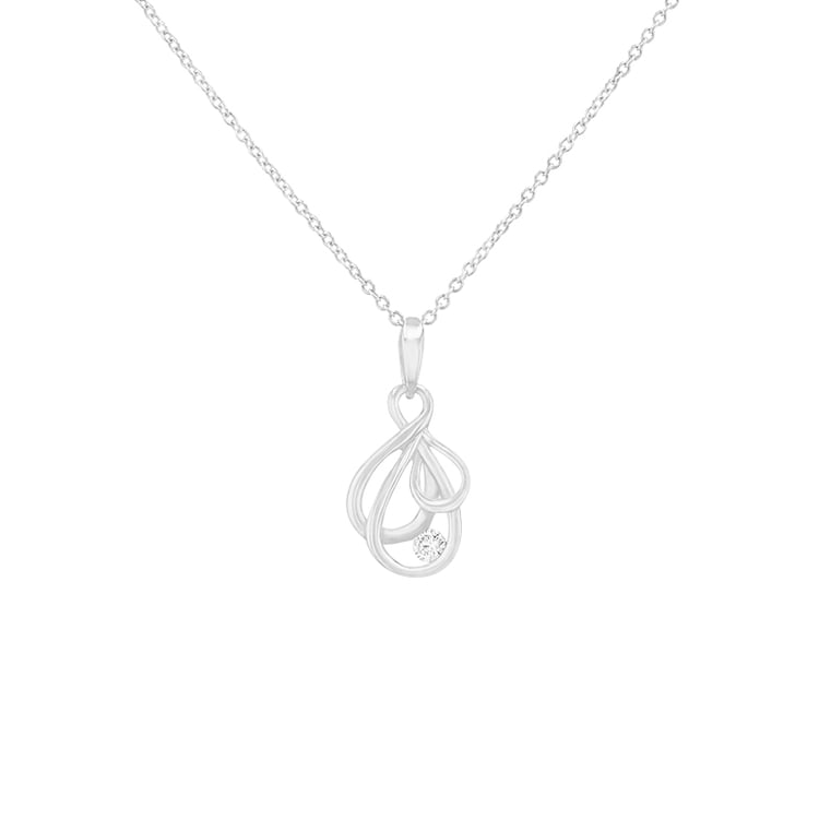 Elegantní přívěsek ze zlata s diamantem Danyil 148728