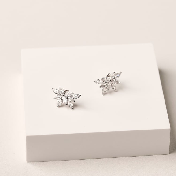 Luxusní náušnice s marquise přírodními diamanty Ishita 165467