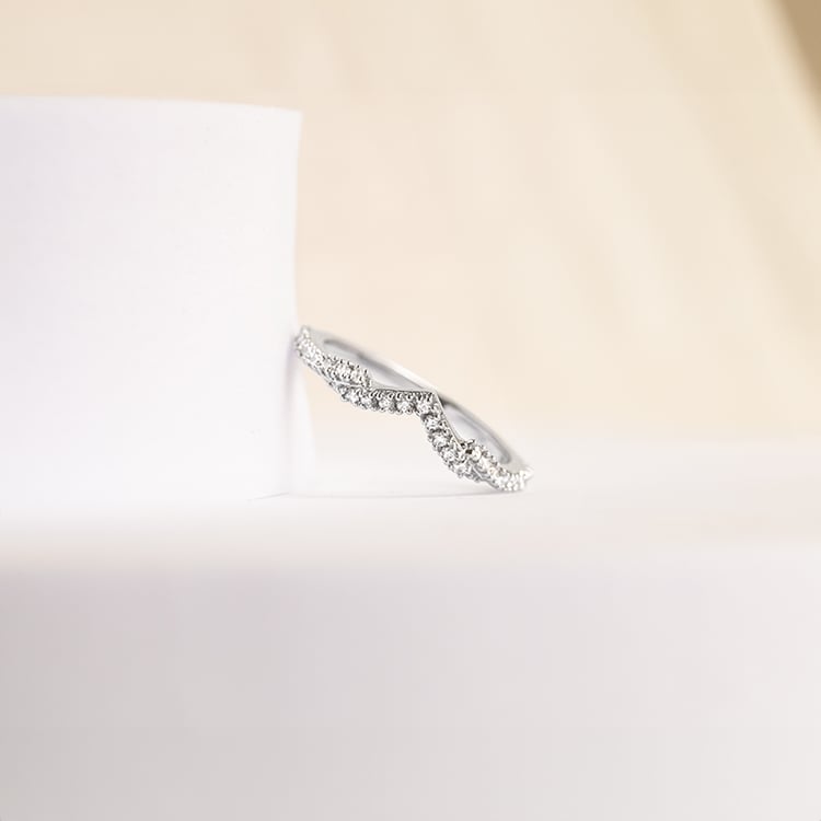 Vykrojený eternity prsten s lab-grown diamanty Zach 142653