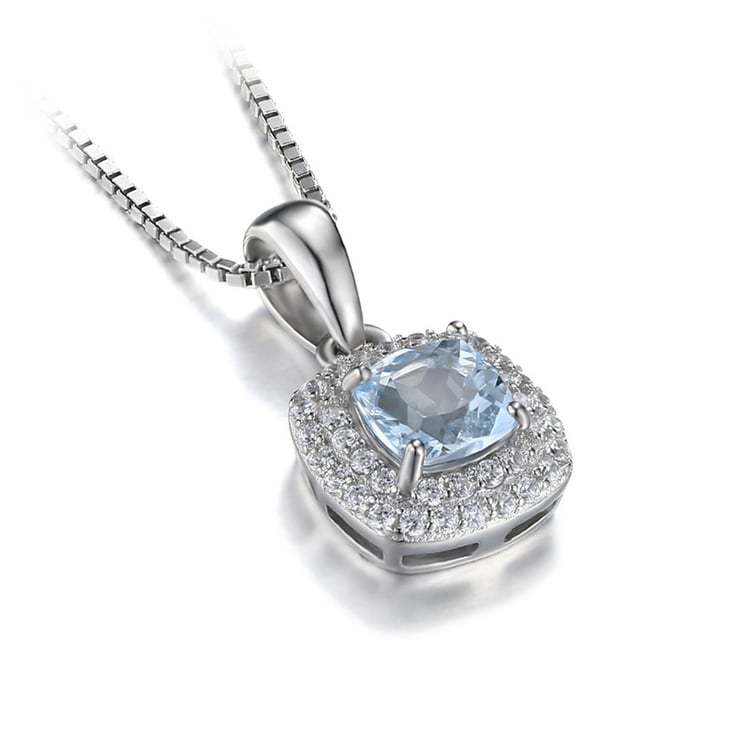 Náhrdelník s akvamarínem 19372