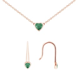 Smaragdová sada šperků Roshni