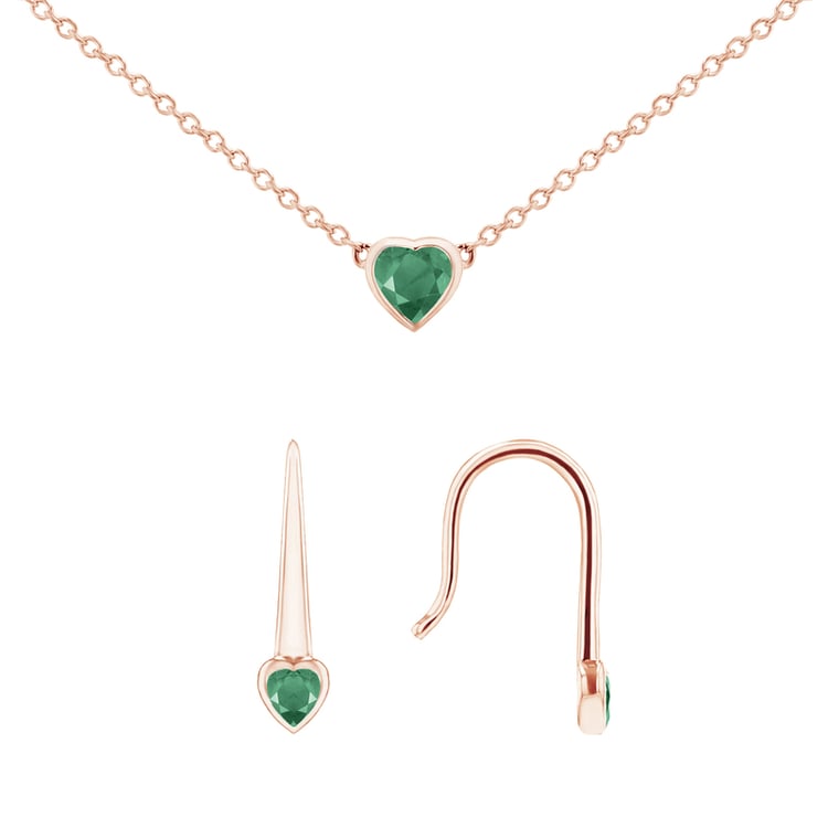 Smaragdová kolekce šperků Roshni 145760