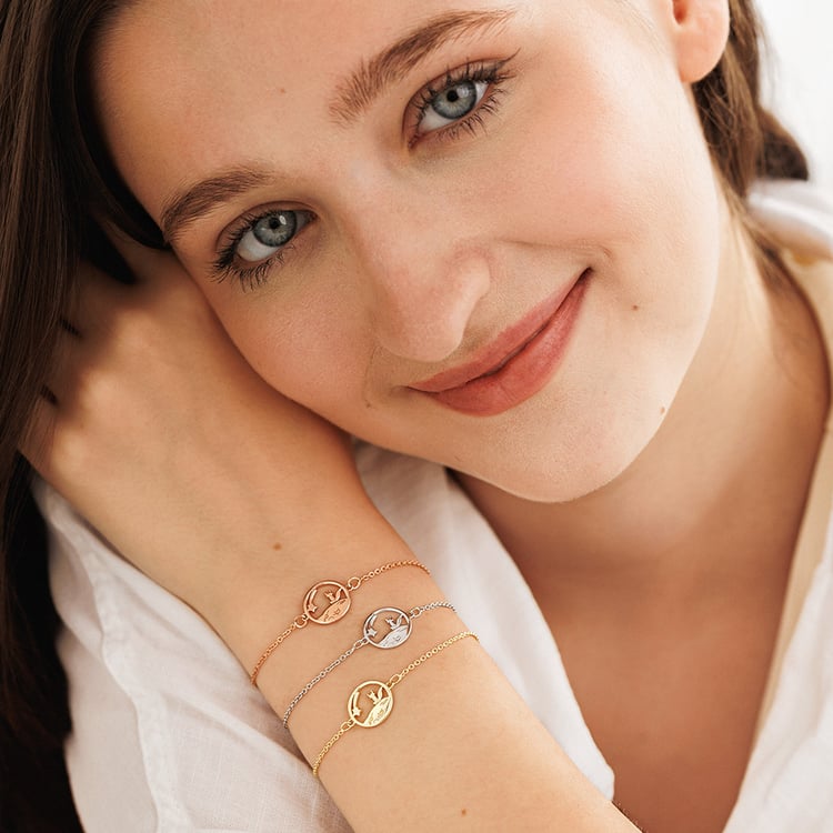 Vykrojený náramek s liškou Malý princ 157538