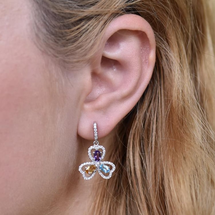 Náušnice květy 16687