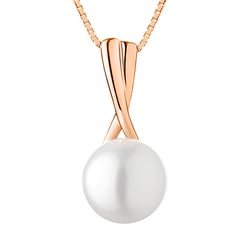 Perlový přívěsek ze stříbra Hylda