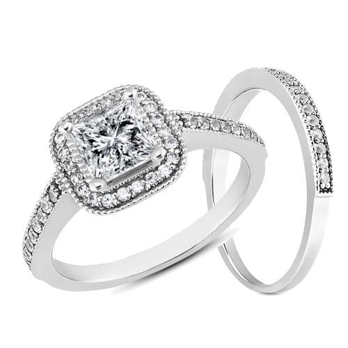 Diamantový wedding set 4306