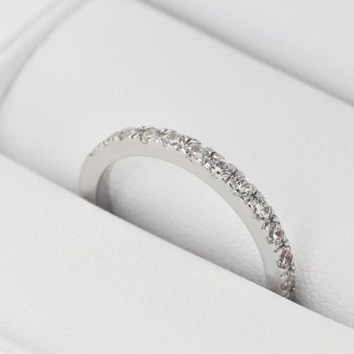 Eternity zlatý prsten s 2 mm lab-grown diamanty Lowum
