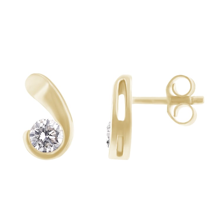 Náušnice ze zlata Adarely 93982