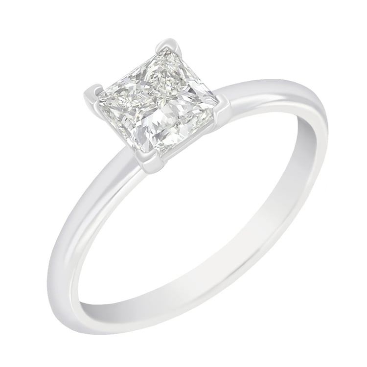 Zásnubní prsten s princess diamantem Nangai