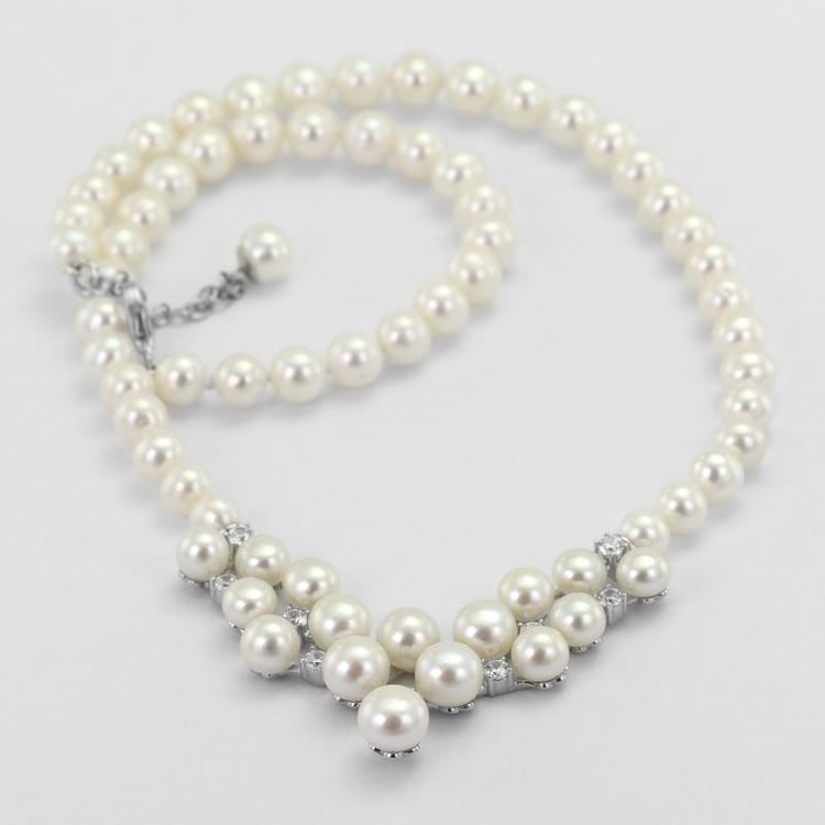 Romantický stříbrný náhrdelník 50780