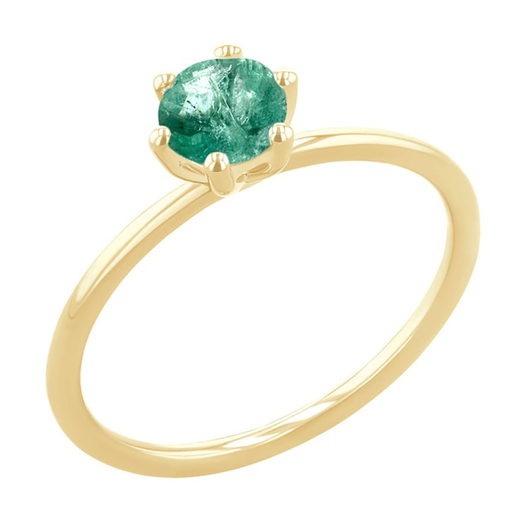 Zásnubní prsten se smaragdem Birdie 151118