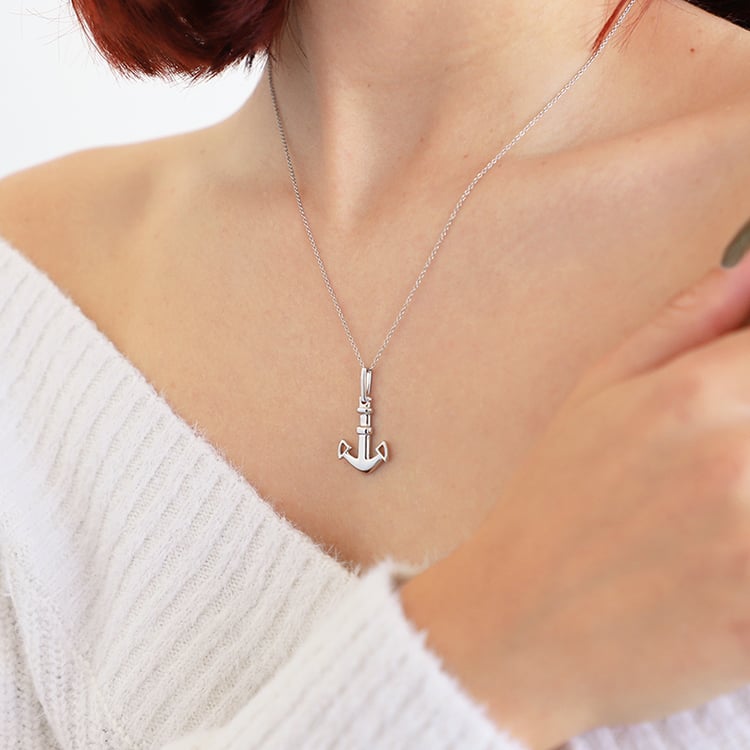 Zlatý přívěsek s kotvou Dano 111435