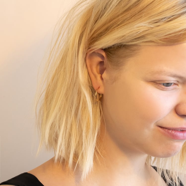 Pozlacené náušnice 2v1 Timothy 102091